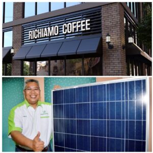 Synergy between the coffee and solar industries